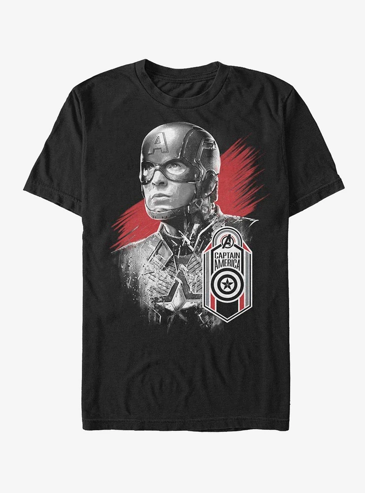 Marvel Avengers Endgame Captain America Tag T-Shirt