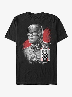 Marvel Avengers Endgame Captain America Tag T-Shirt