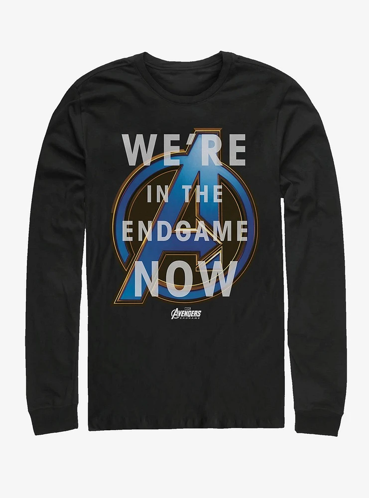 Marvel Avengers Endgame Game Closing Long-Sleeve T-Shirt