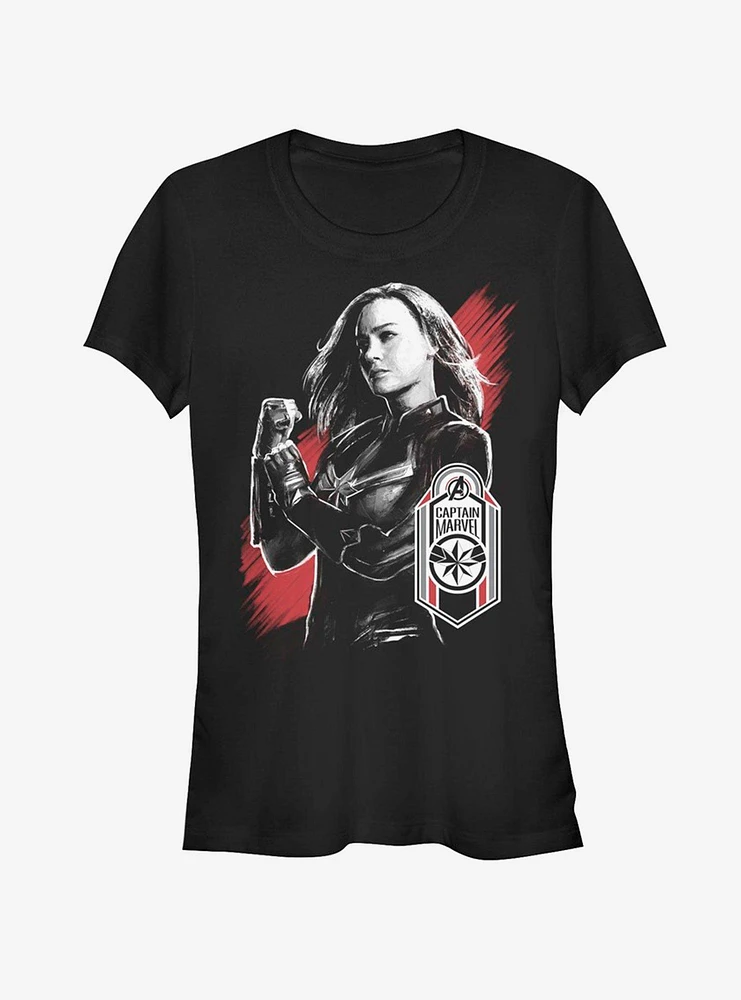 Marvel Avengers Endgame Captain Tag Girls T-Shirt