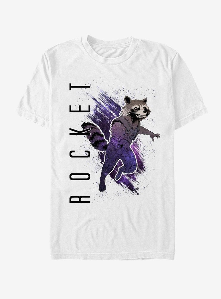 Marvel Avengers Endgame Rocket Painted T-Shirt