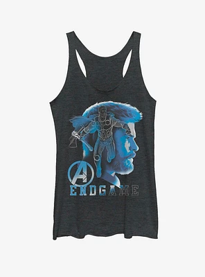 Marvel Avengers Endgame Thor Silhouette Girls Tank