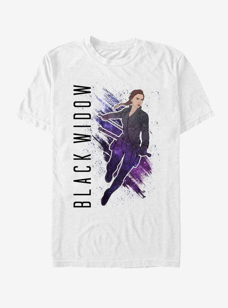 Marvel Avengers Endgame Black Widow Painted T-Shirt