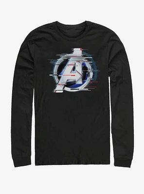Marvel Avengers Endgame White Flares Long-Sleeve T-Shirt