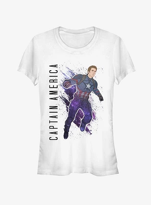 Marvel Avengers Endgame Captain America Painted Girls T-Shirt