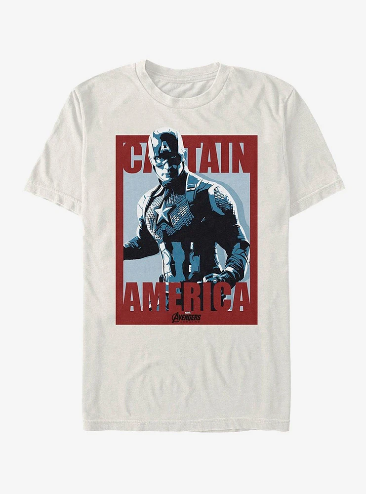 Marvel Avengers Endgame Captain Poster T-Shirt