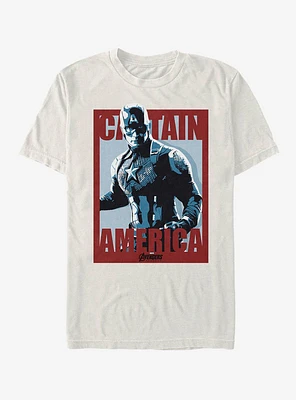 Marvel Avengers Endgame Captain Poster T-Shirt