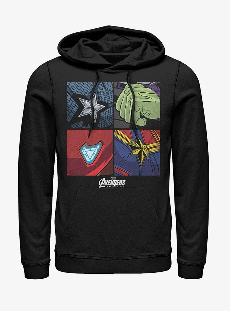 Marvel Avengers Endgame Hero Emblems Hoodie