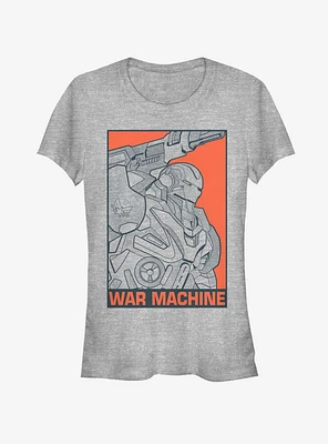 Marvel Avengers Endgame Pop War Machine Girls T-Shirt