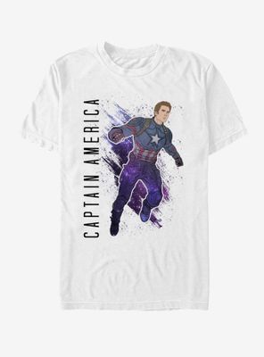 Marvel Avengers Endgame Captain America Painted T-Shirt