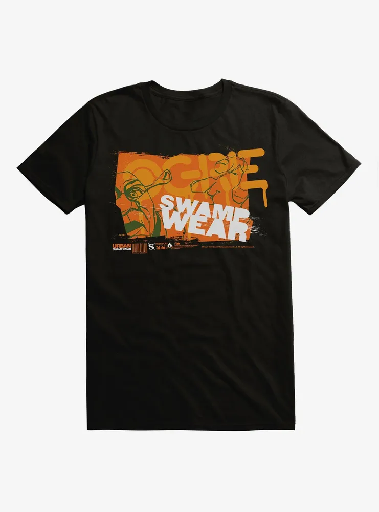 Shrek Orange Ogre Swamp Wear T-Shirt