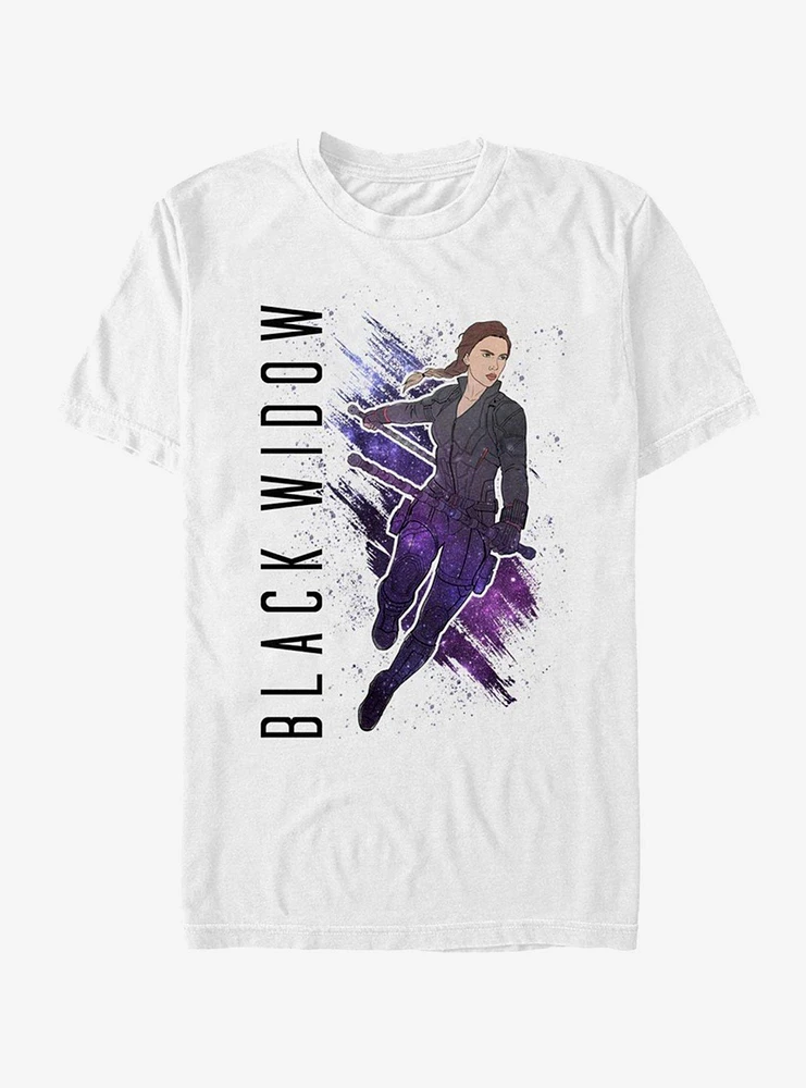 Marvel Avengers Endgame Black Widow Painted T-Shirt