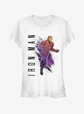 Marvel Avengers Endgame Iron Man Painted Girls T-Shirt