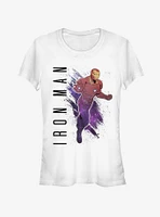 Marvel Avengers Endgame Iron Man Painted Girls T-Shirt