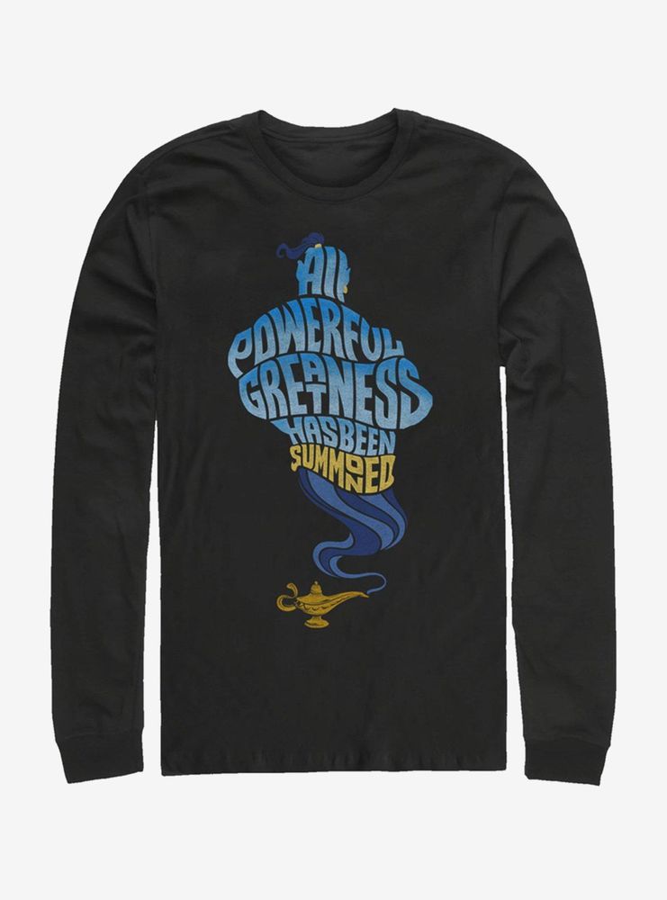 Disney Aladdin 2019 All Powerful Genie Long Sleeve T-Shirt