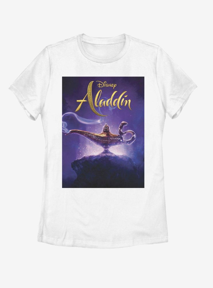 Disney Aladdin 2019 Aladding Live Action Cover Womens T-Shirt