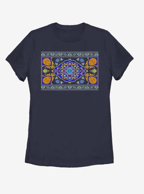 Disney Aladdin 2019 Magic Carpet Panel Print Womens T-Shirt