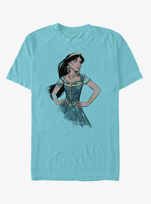 Disney Aladdin 2019 Jasmine Sketch T-Shirt