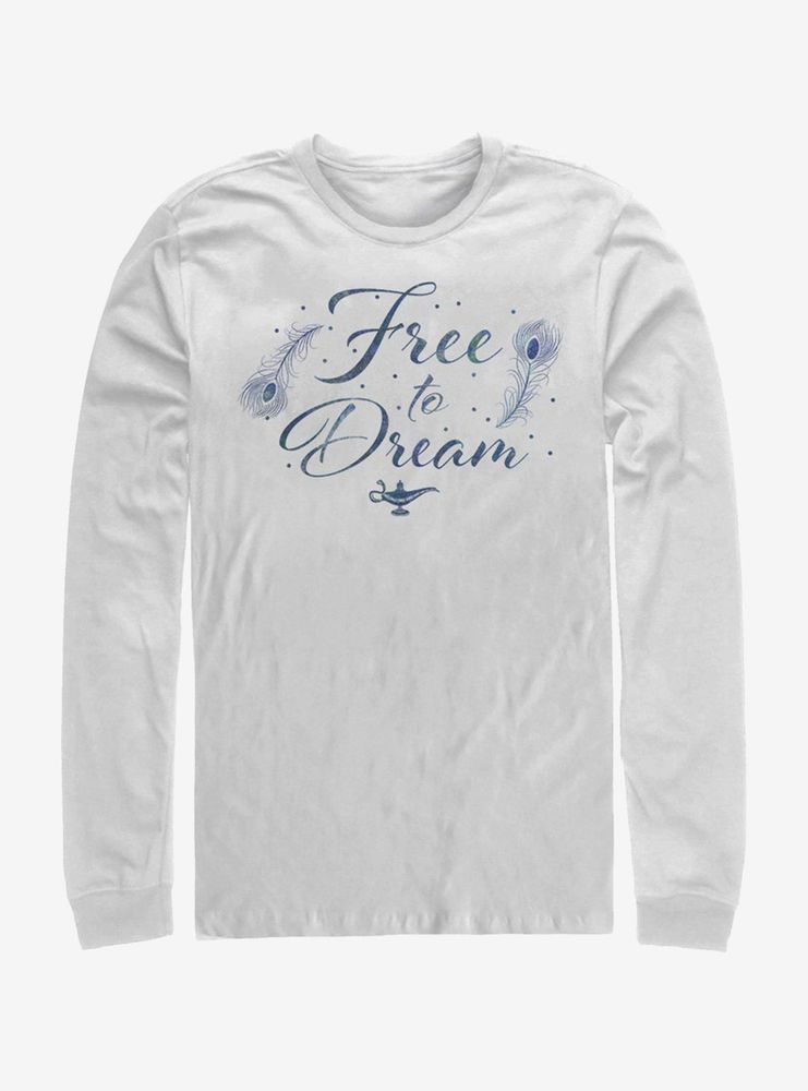 Disney Aladdin 2019 Free To Dream Long Sleeve T-Shirt