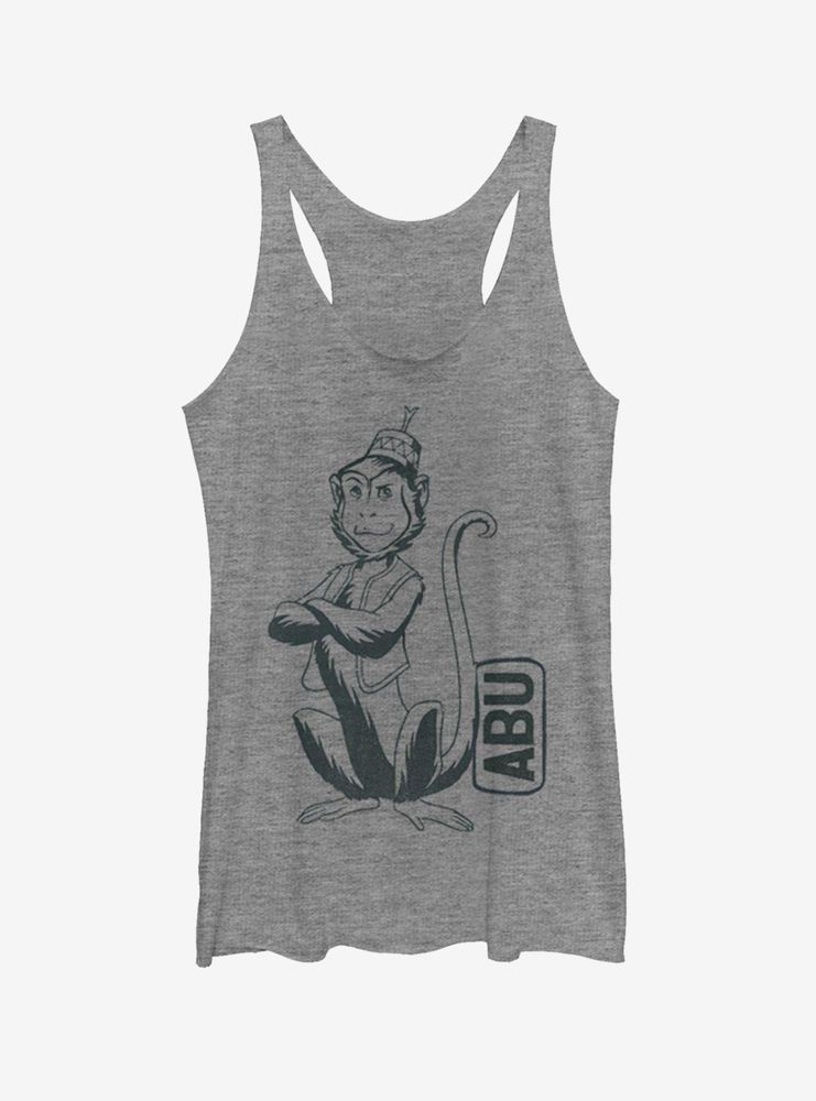 Disney Aladdin 2019 Abu SideKick Pocket Womens Tank