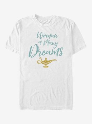 Disney Aladdin 2019 Woman of Many Dreams Cursive T-Shirt