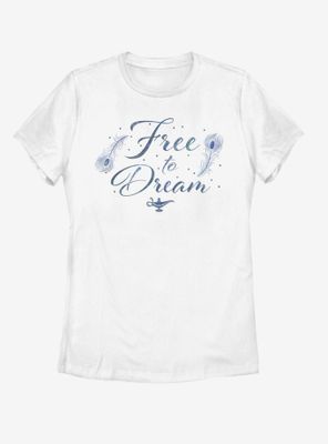 Disney Aladdin 2019 Free To Dream Womens T-Shirt
