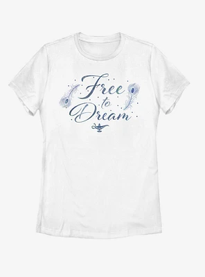 Disney Aladdin 2019 Free To Dream Womens T-Shirt