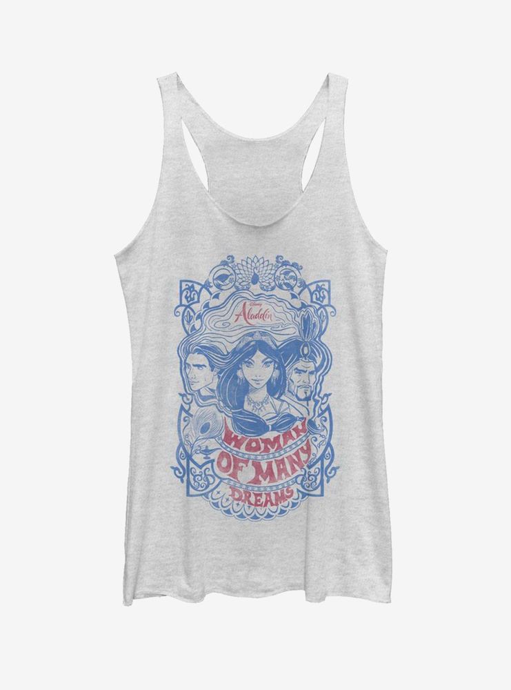 Disney Aladdin 2019 Vintage Womens Tank