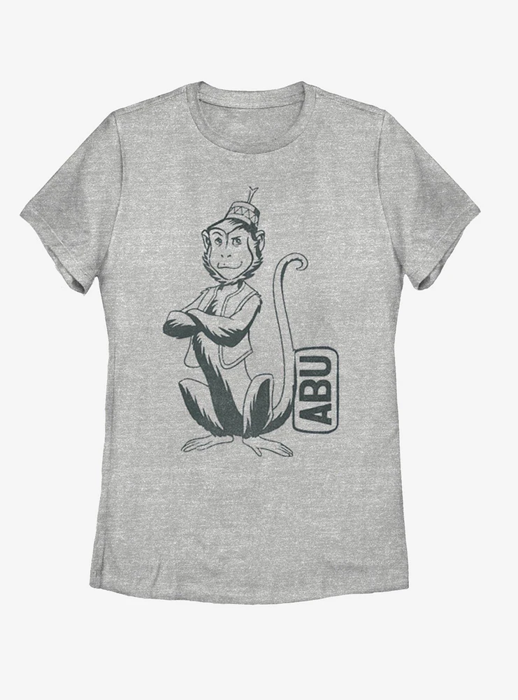 Disney Aladdin 2019 Abu Side Kick Pocket Womens T-Shirt