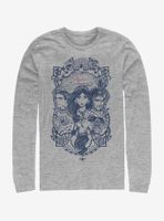 Disney Aladdin 2019 Vintage Collage Long Sleeve T-Shirt