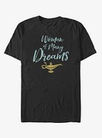 Disney Aladdin 2019 Woman of Many Dreams Cursive  T-Shirt