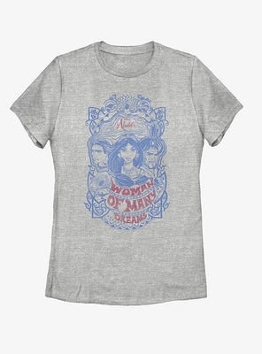Disney Aladdin 2019 Vintage Womens T-Shirt