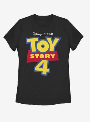 Disney Pixar Toy Story 4 Full Color Logo Womens T-Shirt