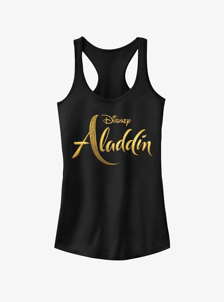 Disney Aladdin 2019 Live Action Logo Girls Tank