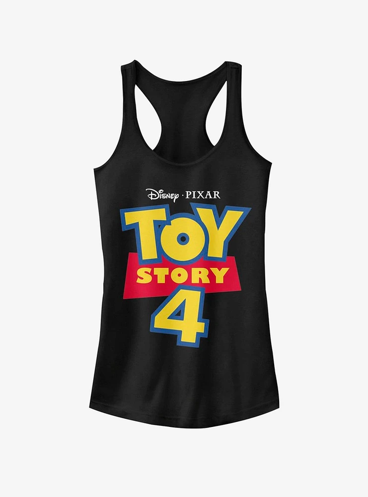 Disney Pixar Toy Story 4 Full Color Logo Girls Tank