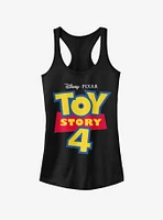 Disney Pixar Toy Story 4 Full Color Logo Girls Tank