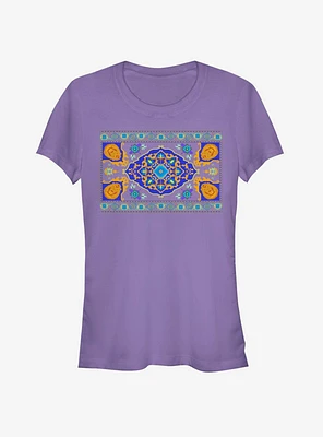 Disney Aladdin 2019 Magic Carpet Panel Print Girls T-Shirt