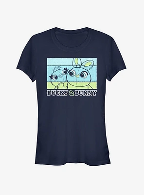 Disney Pixar Toy Story 4 Duckie And Bunny Girls T-Shirt