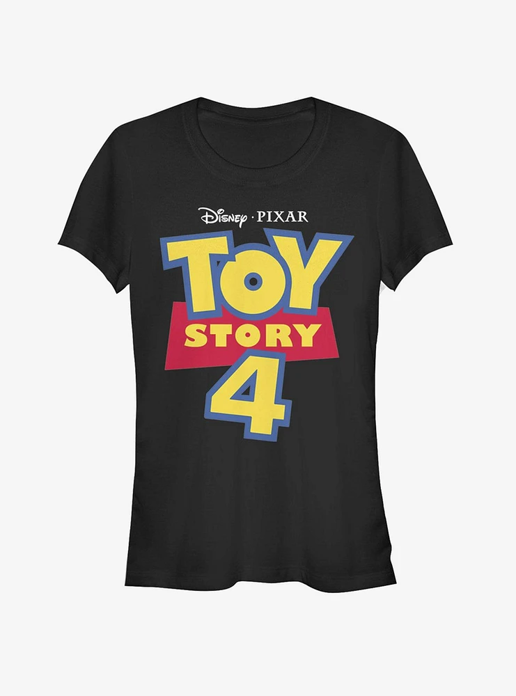 Disney Pixar Toy Story 4 Full Color Logo Girls T-Shirt