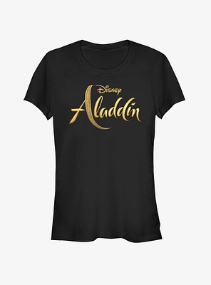 Disney Aladdin 2019 Live Action Logo Girls T-Shirt