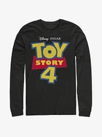 Disney Pixar Toy Story 4 Full Color Logo Long-Sleeve T-Shirt