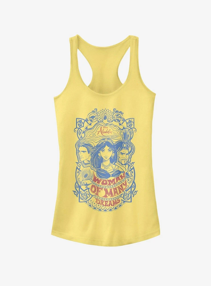 Disney Aladdin 2019 Vintage Girls Tank