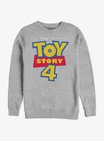 Disney Pixar Toy Story 4 Full Color Logo Sweatshirt