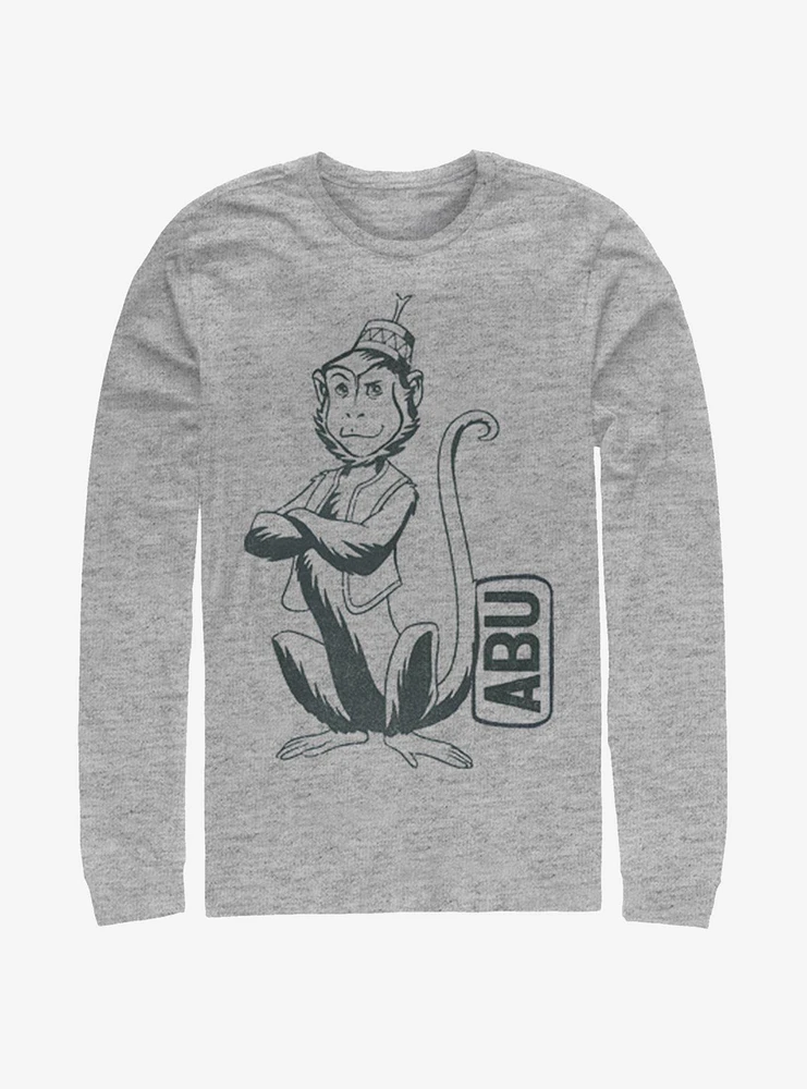 Disney Aladdin 2019 Abu Side Kick Pocket Long-Sleeve T-Shirt