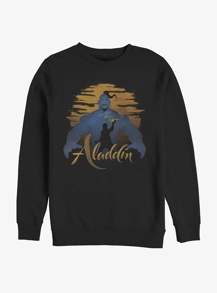 Disney Aladdin 2019 Genie Silhouette Sweatshirt