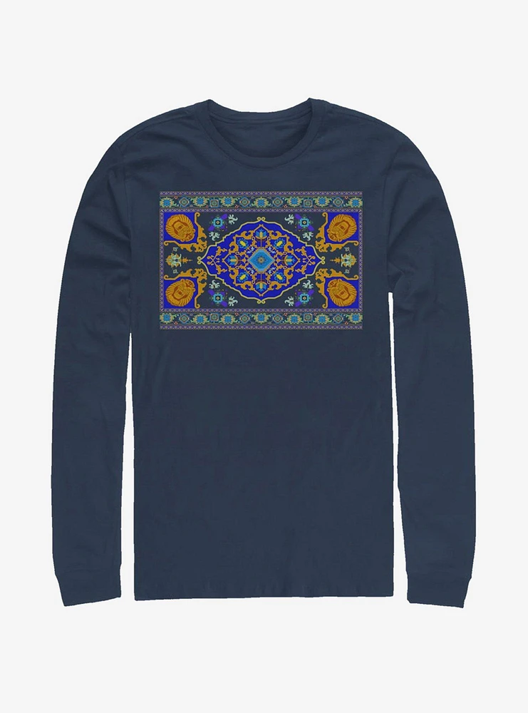 Disney Aladdin 2019 Magic Carpet Panel Print Long-Sleeve T-Shirt