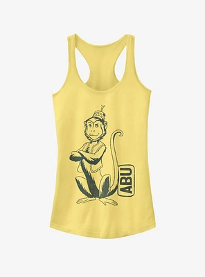 Disney Aladdin 2019 Abu Side Kick Pocket Girls Tank