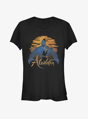 Disney Aladdin 2019 Genie Silhouette Girls T-Shirt