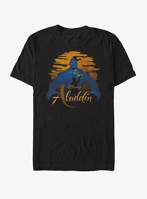 Disney Aladdin 2019 Genie Silhouette T-Shirt