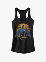 Disney Aladdin 2019 Genie Silhouette Girls Tank